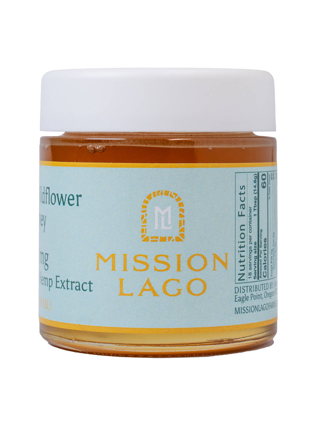 Oregon Wildflower CBD Honey 400mg - Mission Lago Farms